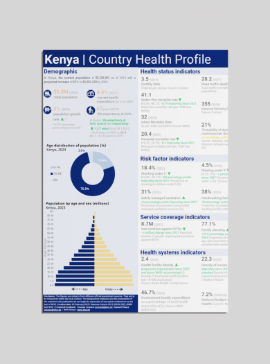 Kenya Health Profile 2025